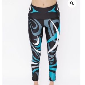 No Mi No U Leggings 'Sacred Salish Motion'